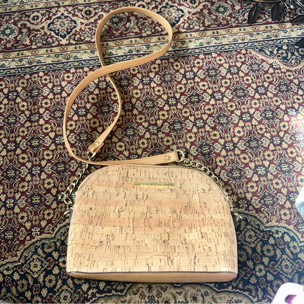 Steve Madden Tan Cork Crossbody Bag